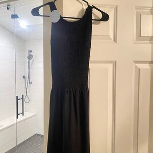 Hill House Black cross back Dress knee length